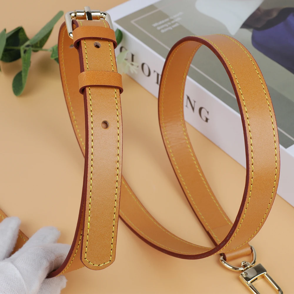 High Quality Genuine Leather Bag Strap Handles Handbag Adjustable Shoulder Replacement Parts Belt for Women Bag Accessories