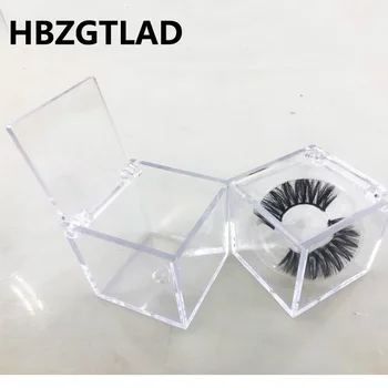 

Square clear diamond boxes empty packaging box custom Logo packing box clear cube box