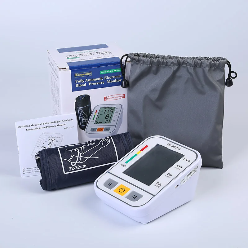 ZOSS портативный домашний уход монитор артериального давления цифровой Сфигмоманометр автоматический счетчик ЖК-дисплей измерительный