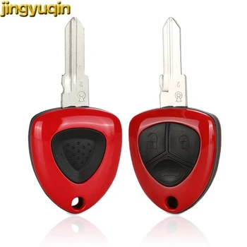 

jingyuqin 5pcs Remote Car Key Shell Replacement for Ferrari 458 F430 612 1/3 Button Uncut Blank Smart Key Blade Cover Case Fob
