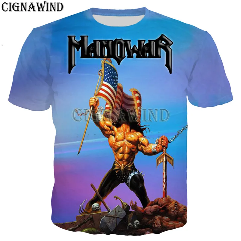 Модная крутая футболка для мужчин и женщин Manowar финальная битва мира Тур футболки