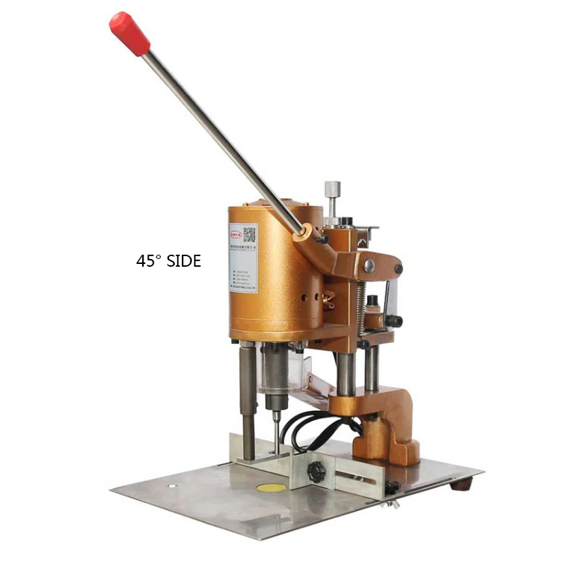 Paper Punching Machine Single Round Hole Desktop Punching 220V/180W Loose-Leaf Voucher Paper Punching Machine DK-150 Electric Tag Machine paper punching tool