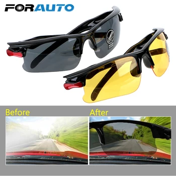 

FORAUTO Car Night Vision Drivers Goggles Driving Glasses Protective Gears Sunglasses Night-Vision Glasses Auto Accessories