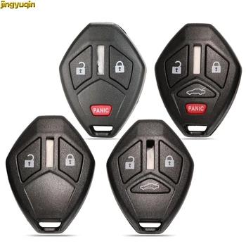 

jingyuqin Remote Car Key Shell For Mitsubishi Lancer Outlander Endeavor Galant 2/3/4 Buttons Key Fob Without Blades
