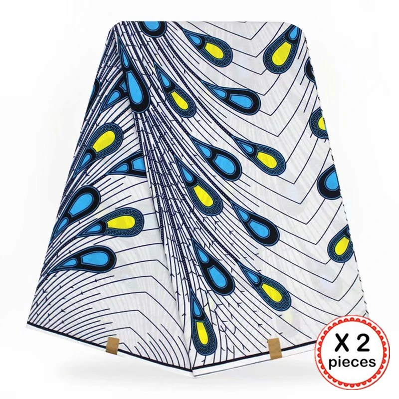 Анкара африканская ткань 12 ярдов Хлопок Нигерия стиль шитье Африканский Воск Печать Ткань Гана для свадебная одежда платье 91818