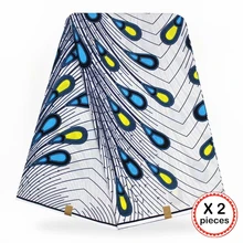 Анкара африканская ткань 12 ярдов Хлопок Нигерия стиль шитье Африканский Воск Печать Ткань Гана для свадебная одежда платье 91818