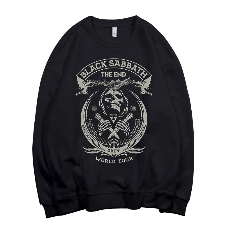 1 6 Дизайнов английская рок группа черный sabbath Pollover Толстовка с капюшоном панк sudadera уличная флисовая верхняя одежда тяжелый металл - Цвет: 1