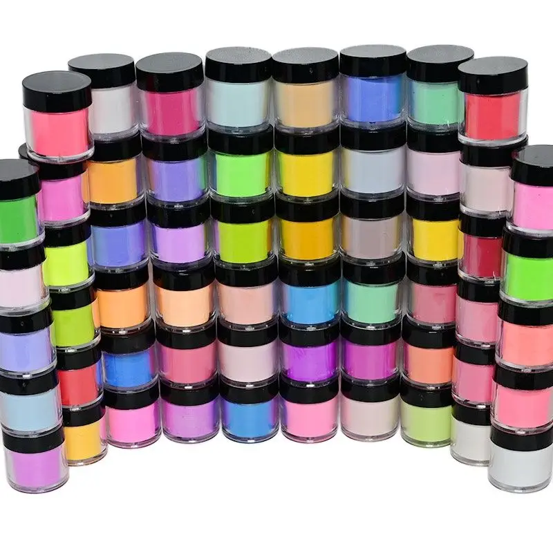 90Colors Fast Dry Nail Dipping Powder Acrylic Random Color 3 in 1 French Nails Match Color Gel Polish Nail Lacuqer Dip Powder nail powder acrylic nail powder