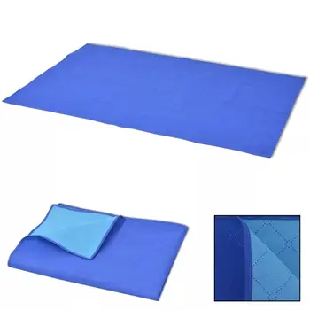 

Vidaxl picnic blanket blue and light blue 100x150 cm