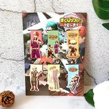 6 шт мой герой Академии аниме Закладка на магните с рисунком Закладка-магнит учащийся ребенок Kawaii подарок закладки для офиса письменные принадлежности