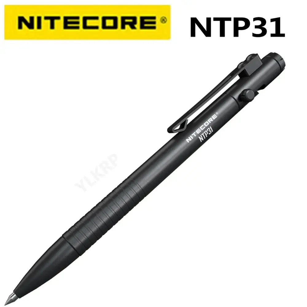 NTP31 Nitecore Tactical Pen For Self-defense Tactical Glass Breaking and Daily Writing Aluminum alloy with Tungsten Steel bezel tactical pen
