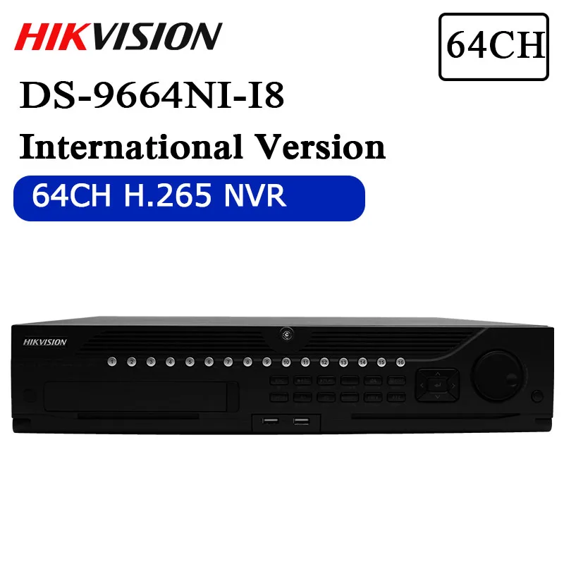 В наличии английская версия H.265 NVR 64CH поддерживает до 12MP камеры 8SATA для 8HDDs HMDI1 при 4K