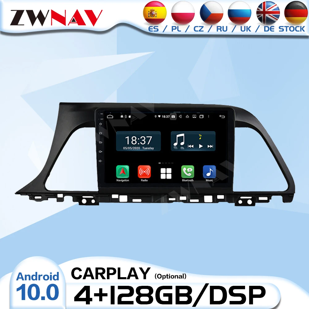 Автомагнитола Carplay 2 Din Android 10 для Hyundai Sonata 2015 2016 2017 | Автомобили и мотоциклы