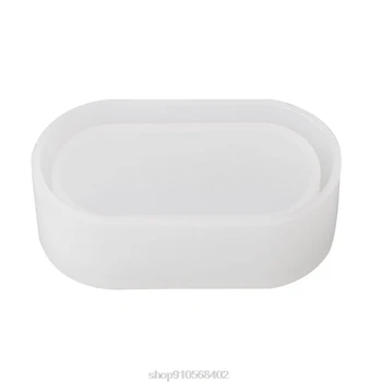

Long Ellipse Flowerpot Silicone Mould Storage Box DIY Handmade Making Crafts Crystal Epoxy Mold N09 20 Dropshipping