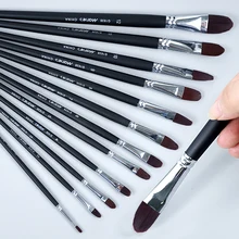 Набор кистей для рисования Marie's Art Pinceles Para Acrilico Y Oleo акварель гуашь кисти для краски Арта нейлоновые кисти для рисования набор кистей