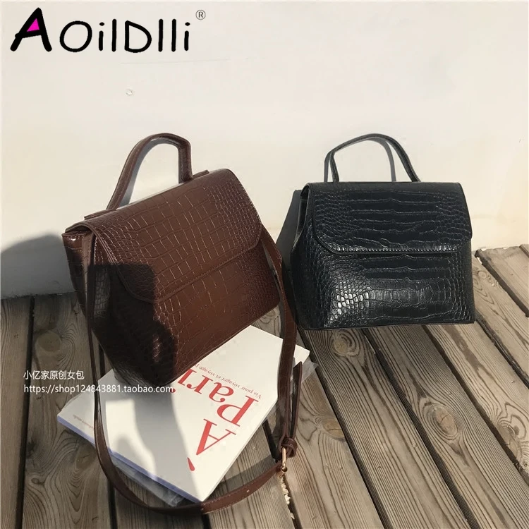 

Casual Alligator Handbags Women Crocodile Pattern Messenger Bags Women PU Leather Shoulder Crossbody Bag Female Purse Hot Sale