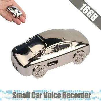 

Small Car 16GB Voice Activated Recorder One Button Digital Voice Recorder with Earbud MP3 Player Music for Lecture Meeting
