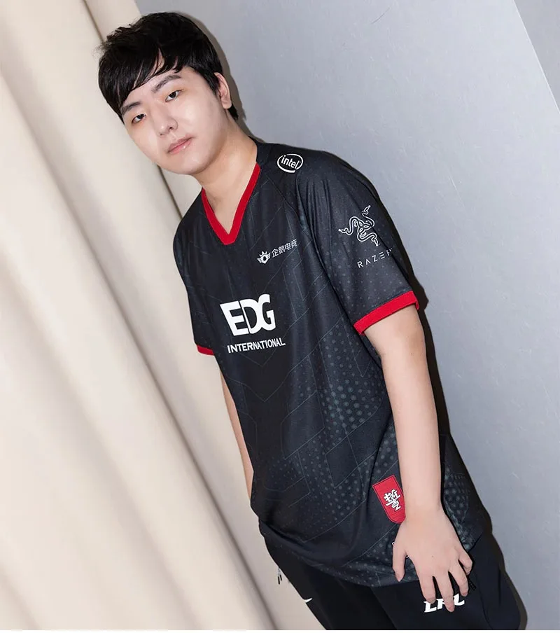 2021 LOL Game LPL E-Sports FPX TES JDG SNG RNG EDG Team Uniform Custom ID Men Women Tees Casual Streetwear T-shirt2021new style