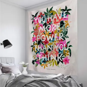 

Tropical Rain Forest Flower Tapestry Hippie Mandala Wall Hanging Bedroom Polyester Travel Camping Psychedelic Tablecloth