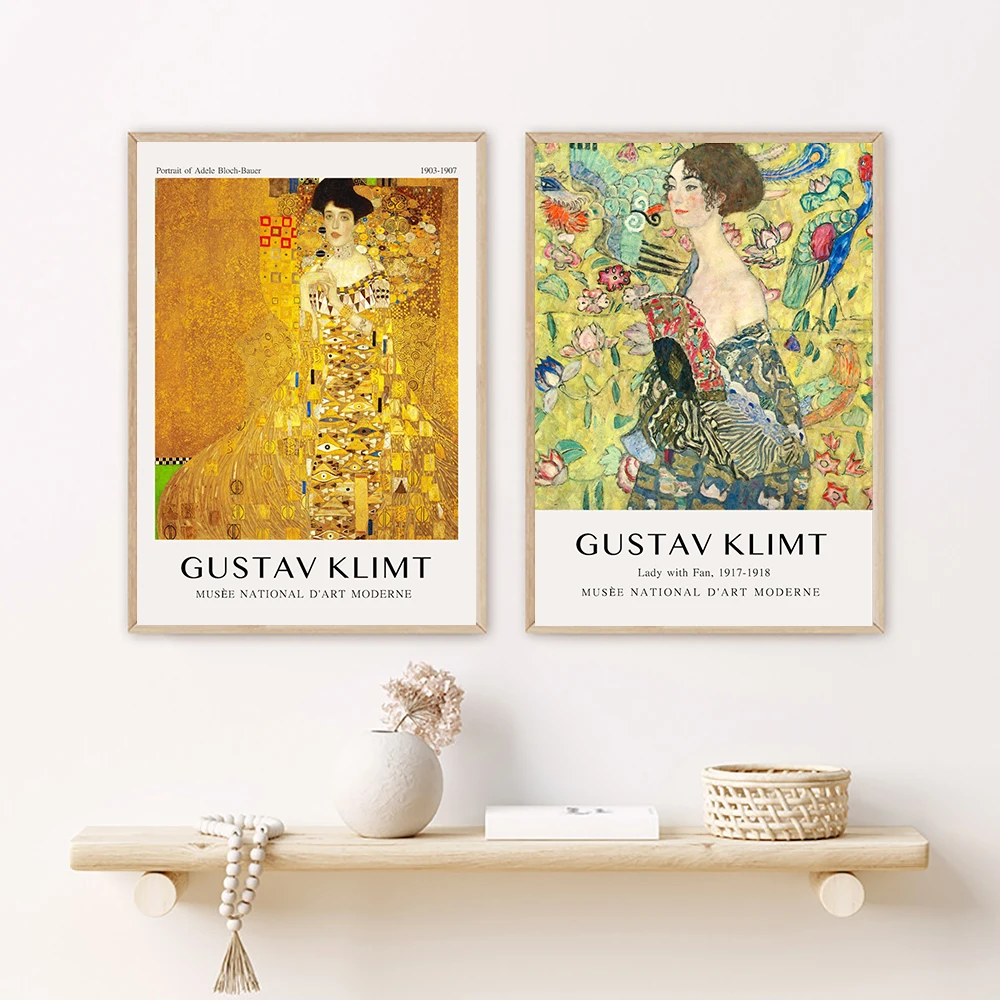 Художественные постеры и принты Gustav Klimt для женщин настенные художественные