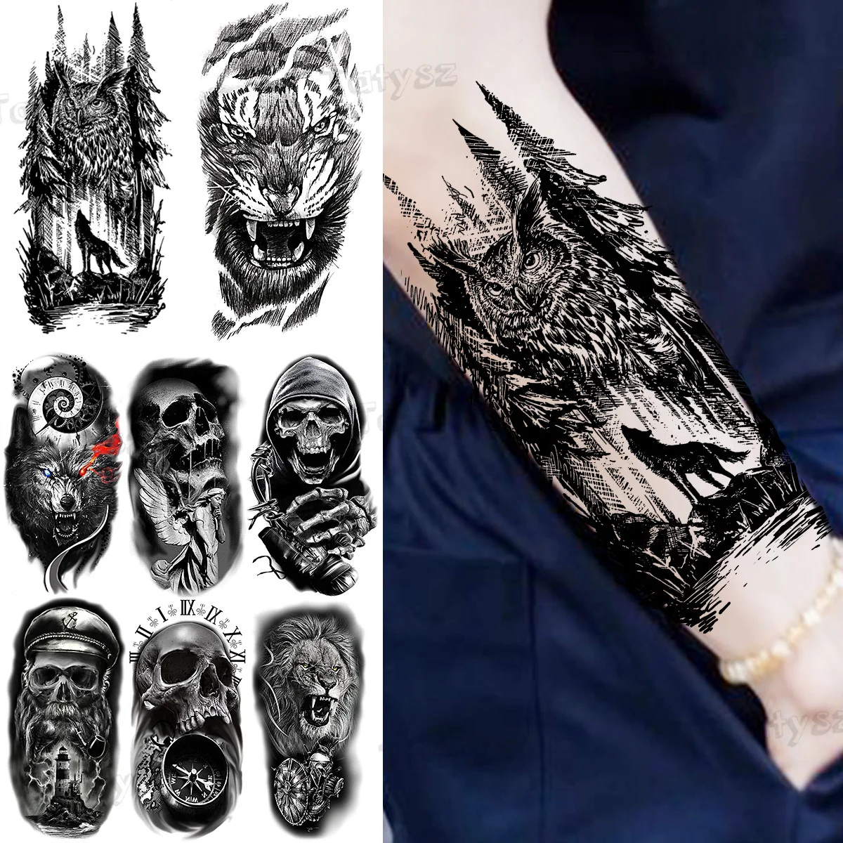 Tatuagem Antebraço Relógio: A Escolha Perfeita para Quem Busca Estilo Sem  Compromisso, image size:1200x1200