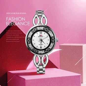 

2020 New Top Design Women Watches Top Brand Luxury Stainless Steel Quartz Watch Feminino Relogio Bracelet Womens Wristwatch