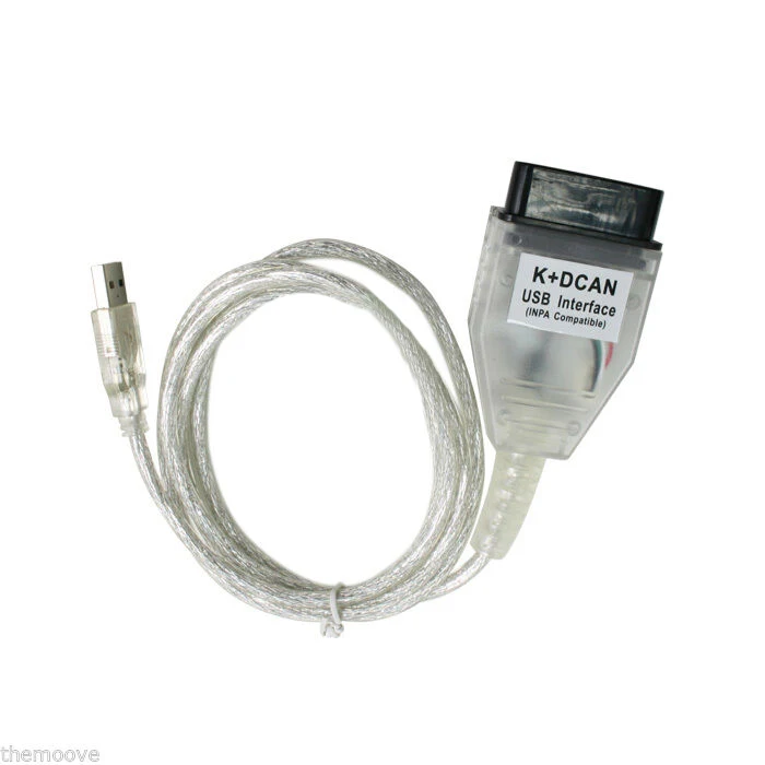 Комплект разъем диагностического кабеля конвертер DCAN USB K+ D-CAN INPA/Ediabas