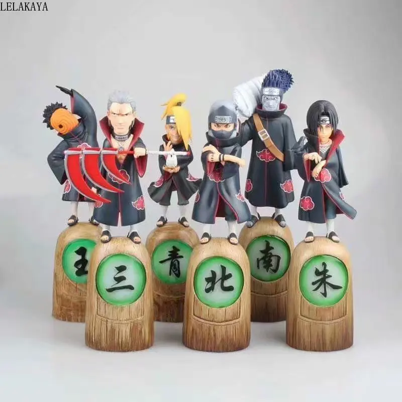 23 ~ 24 см героя аниме Наруто Ураганные Хроники Какаси Akatsuki Учиха Тоби Хидан