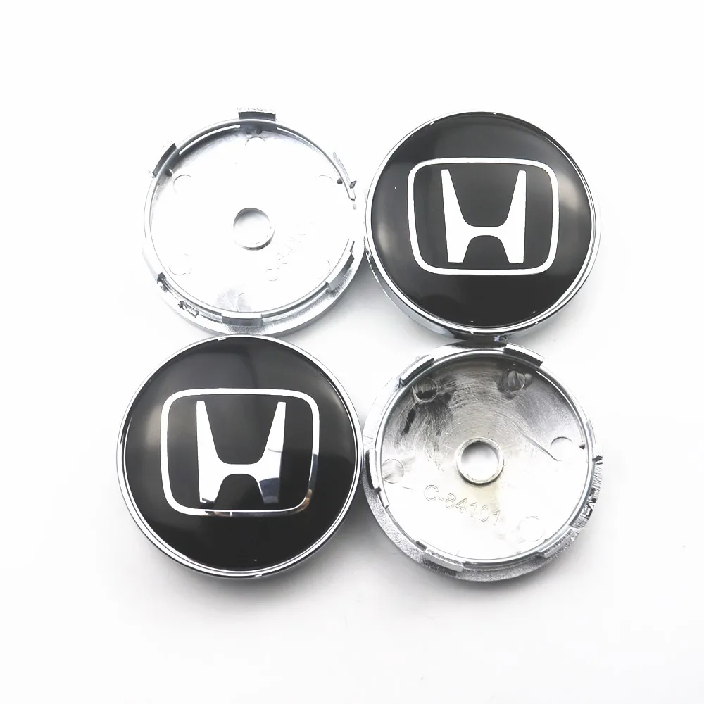 

4pcs 60mm Wheel Center Hub Caps Car Emblem Badge Logo Wheel Center Cap For Honda Mugen Power Accord CRV Hrv Jazz