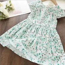 Платья с принтом для малышей; Весна-лето г.; платье без рукавов для детей; Милая одежда для малышей; Детские платья