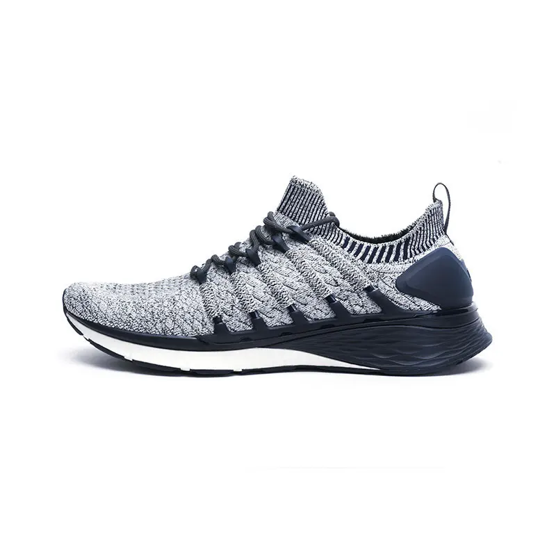 Новинка Xiaomi Mijia Sneaker 3 кроссовки Popcorn Cloud Bomb 6 в 1 Uni-moulding 3D Smart Fishbone Lock system Knit Upper - Цвет: Light gray 41