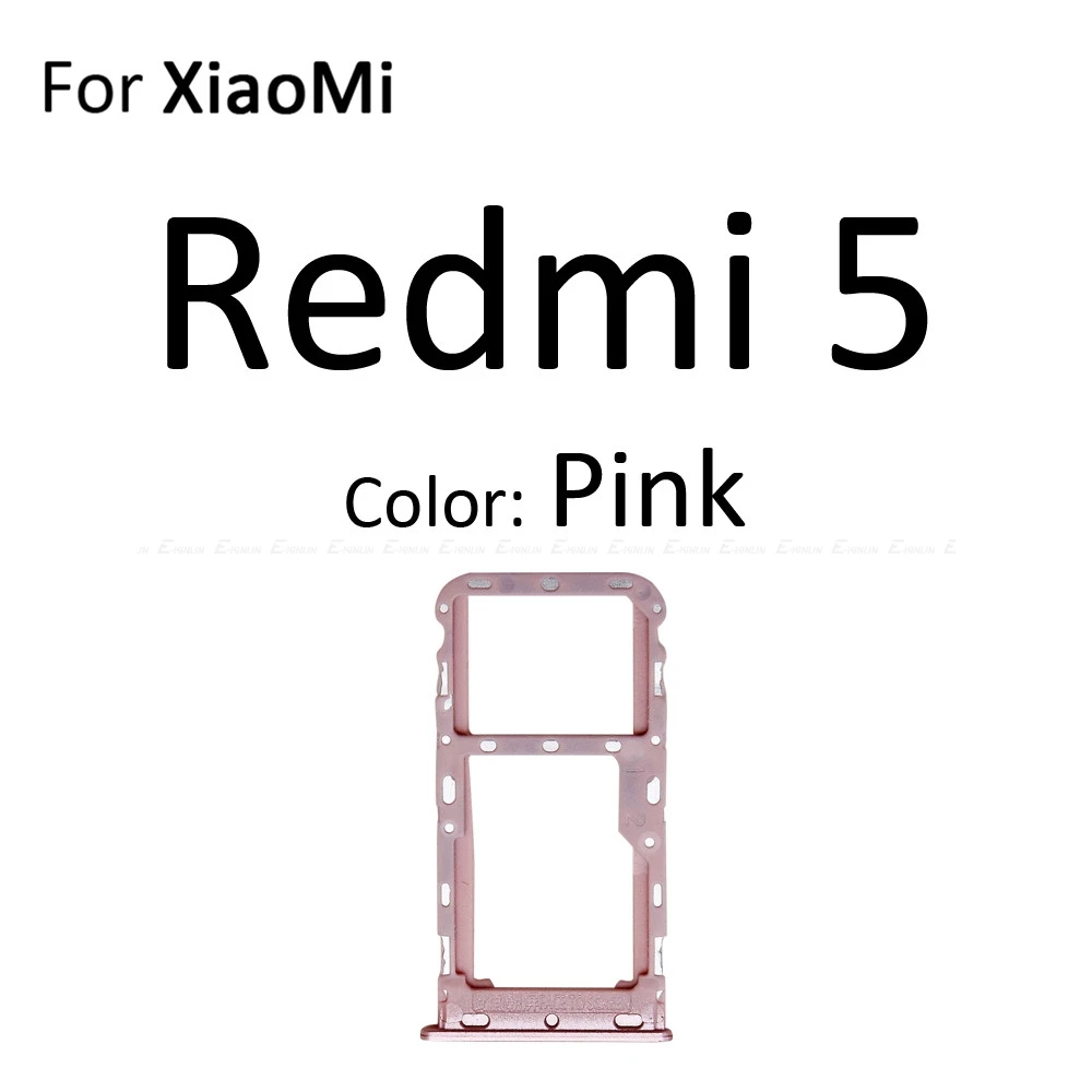 Sim Micro SD карты гнездо держатель Слот лоток ридер для XiaoMi Redmi 5 Plus Note 5 Pro адаптер контейнер Разъем Запчасти