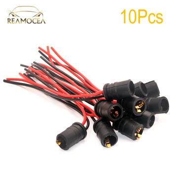 

Reamocea 10Pcs W5W Soft Rubber Light Bulb Socket Lamp Holder Connector Car Auto Car Accessories