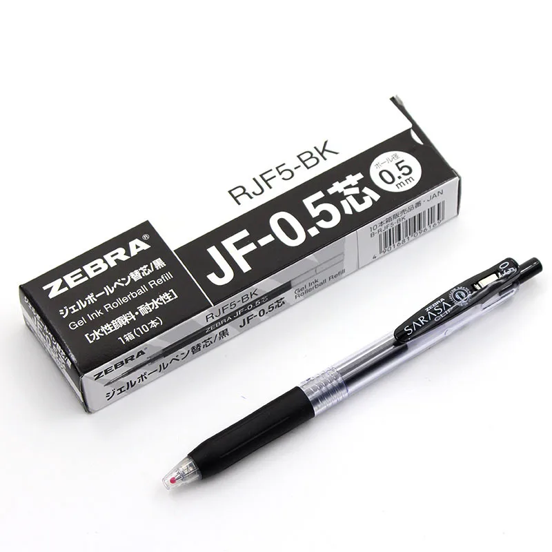 ZEBRA JF-0.5 MM Tri-color 카트리지 젤 코어 적용 JJ15/JJ21 1pcs