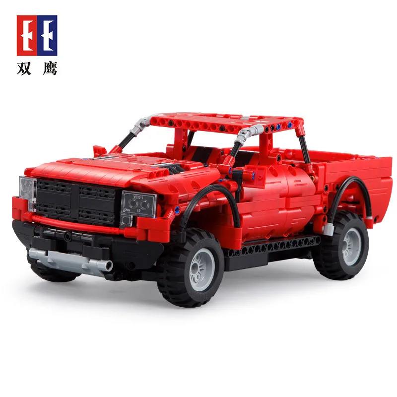 

Double e C51005 Electric Remote Control Pickup Truck Sports Car Science And Technology Series Children'S Educational Assembled B