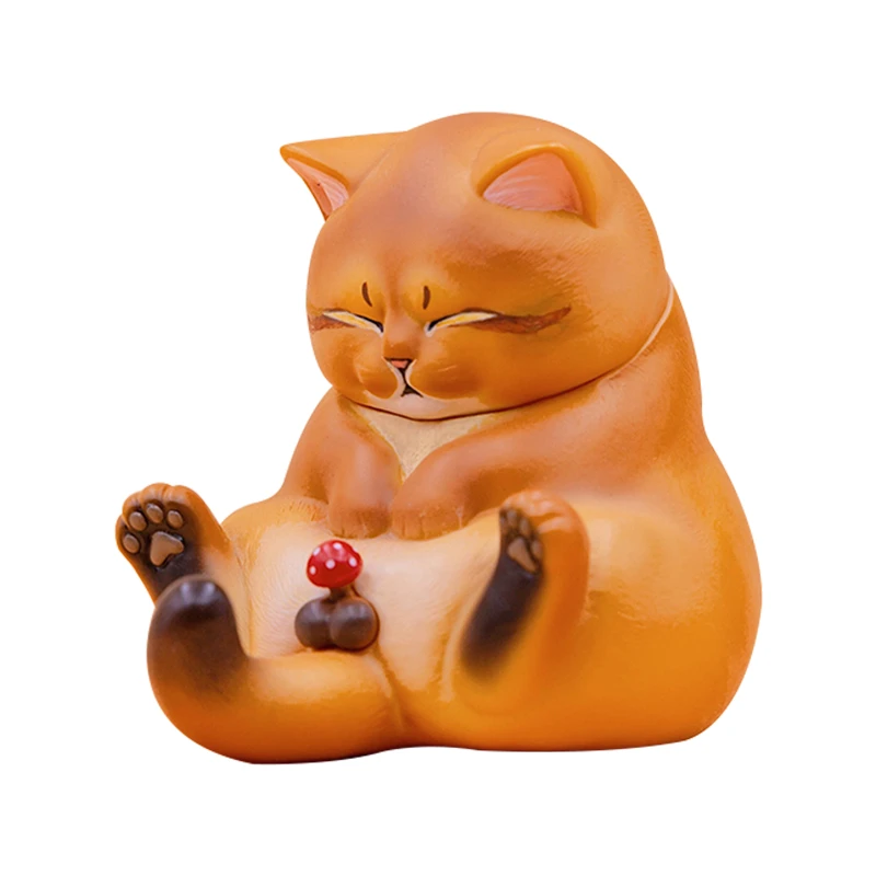 

Blind box genuine staring cats empty dreams creation cat bells not two horses uncle cute objects hand-made ornaments doll play