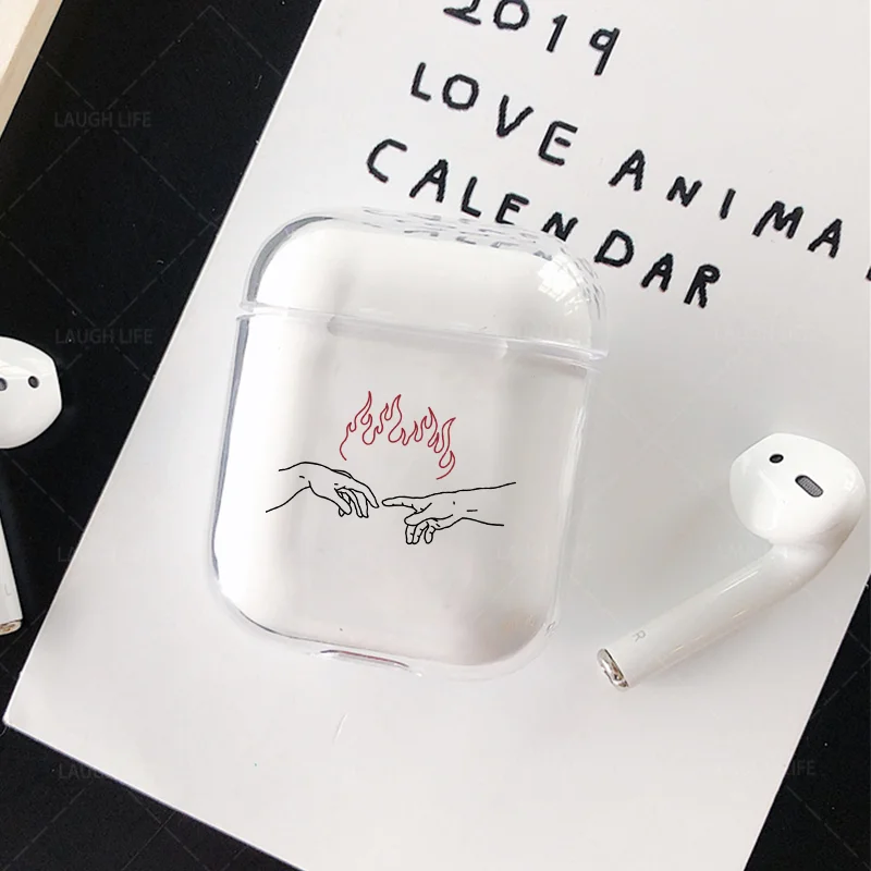 Чехол для телефона с абстрактным рисунком для Apple Airpods 2/1, чехол с милым мультяшным рисунком, мягкий чехол для наушников Airpod, чехол для air pods