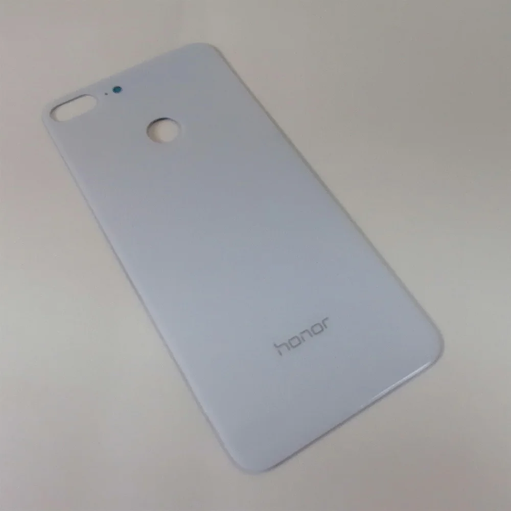 HUAWEI Honor 9 Lite задняя крышка ПК+ стекло батарея чехол, Honor 9 Lite дверь задняя Замена Корпус крышка с логотипом - Цвет: White Honor 9 Lite