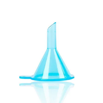

New Blue Small Plastic For Bottle Mini Liquid Oil Funnels Labs 10Pcs 4cm X 3cm Gadgets Tool