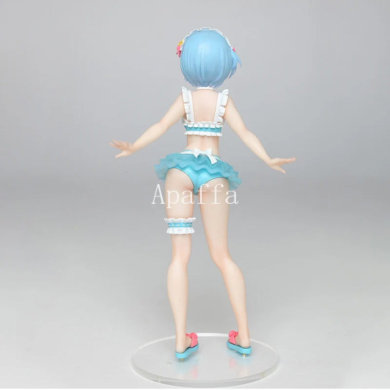 Rem аниме Re: жизнь в другом мире от zero EXQ Rem купальник Ver ПВХ фигурка модель игрушки подарок фигурка