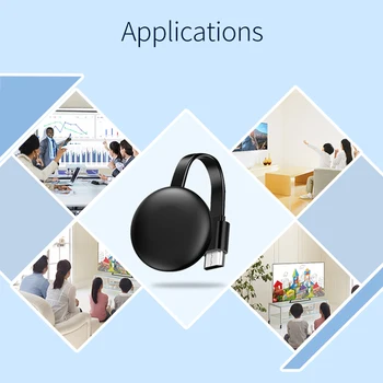 

Wireless WiFi 5G HDMI Display Receiver For Chromecast Google Pusher Screen Cast Mirroring Adapter For Miracast/Airplay/DLNA