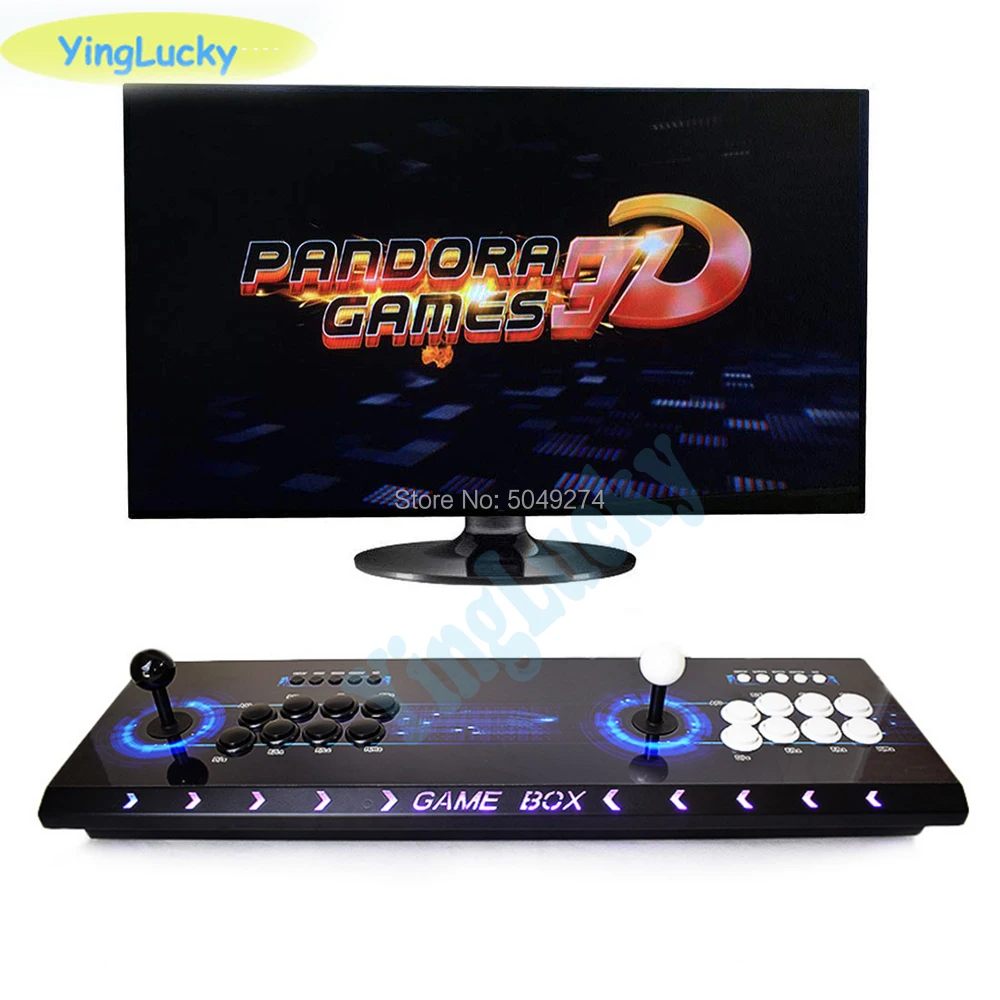 

Pandora Box 3D WiFi 10000 In 1 Baolian Buttons Copy Sanwa Joystick Controller 240pcs 3D Games Save Function Retro Arcade Console
