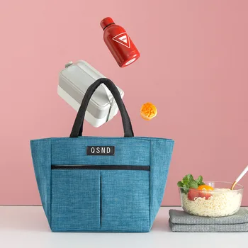 

Fashion Portable Lunch Bag Cold Insulation Outdoor Picnic Storage Pouch Multifunction Child Snack Packed Thermal Kit Accessories