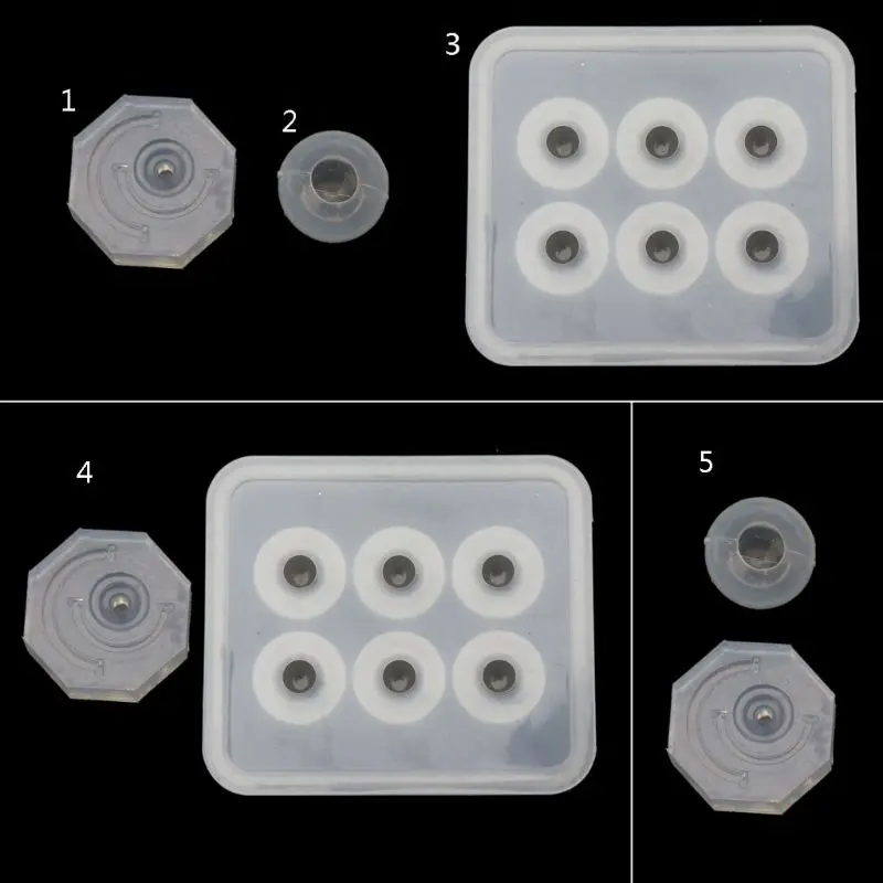 

DIY Globe Ball Bracket Mold Cosmic Ball Resin Casting Mold Jewelry Making Tools 1 Pc