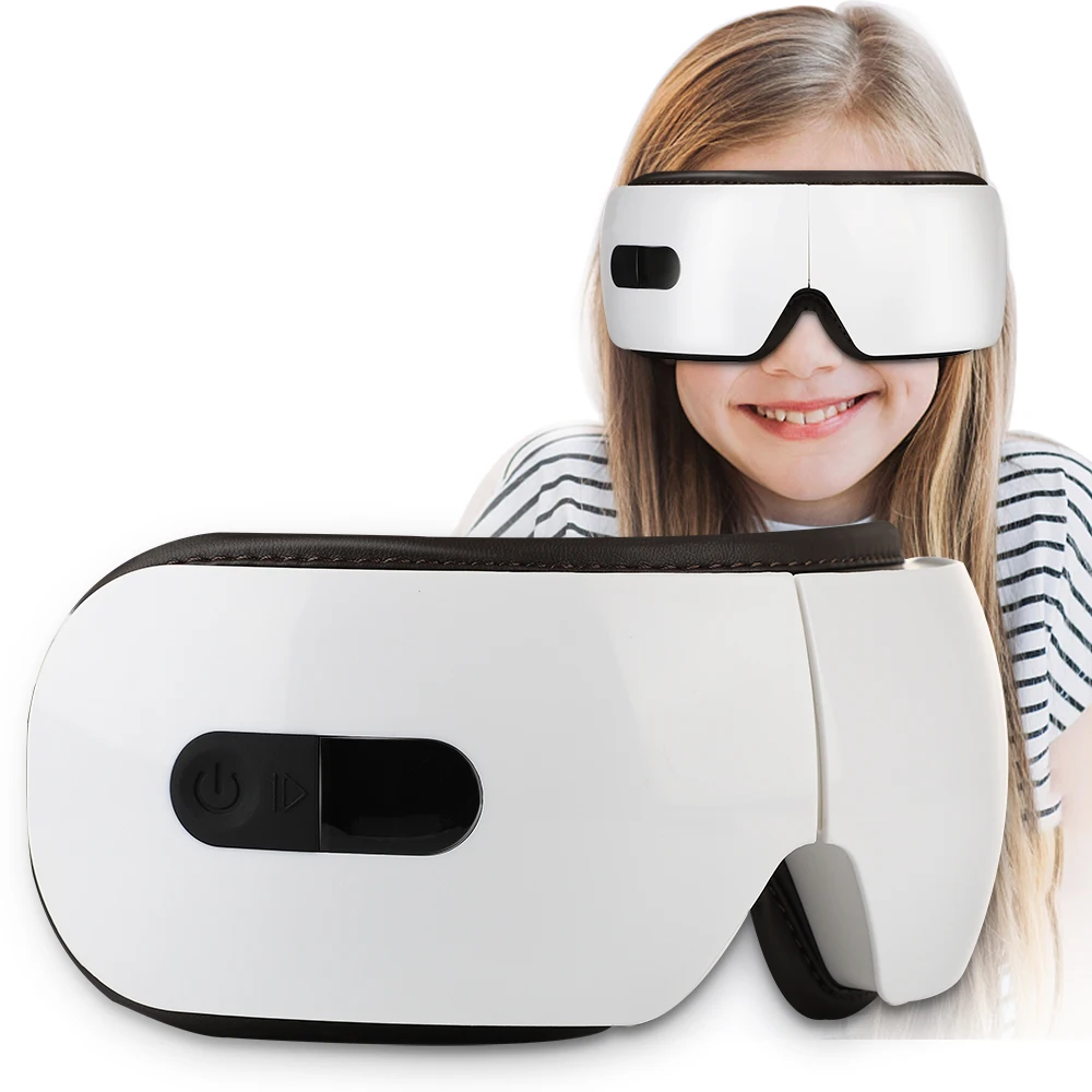 Smart Electric Eye Massager Hot Compress Massage Glasses Vibration Eyes