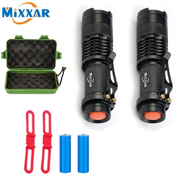 

ZK20 LED Flashlight Mini Lantern edc Portable Lamp Camping Torch Waterproof Zoomable Night Lighting
