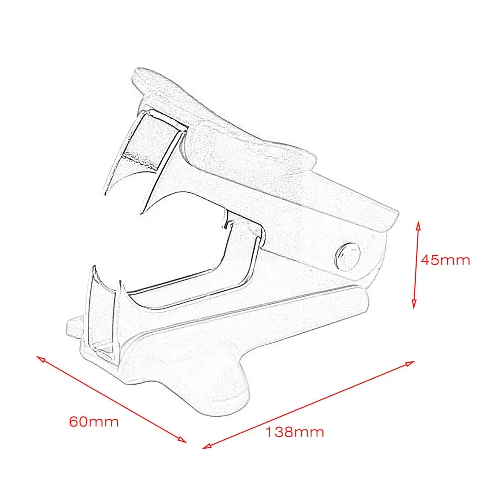 Tianse штапельного удаления мини портативный стандартные металлические скобки для удаления школьных канцелярских принадлежностей офисная прищепка поставки степлер поддержки