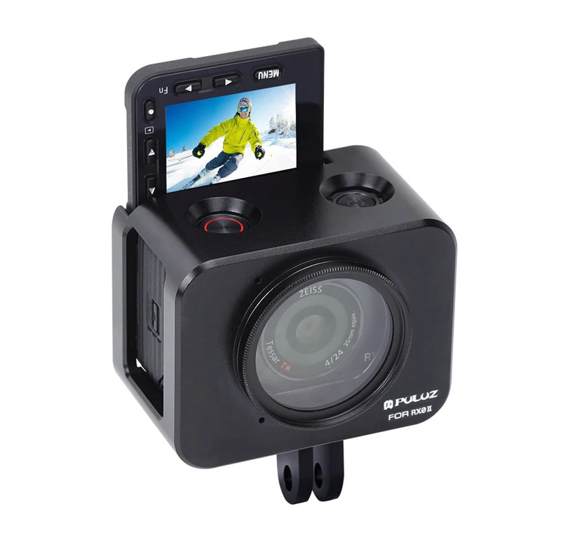Для sony RX0 II Камера Корпус оболочки Алюминий Защитная клетка с ультратонкой оправой 37 мм УФ-объектив для sony RX0 II Экшн камера Камера