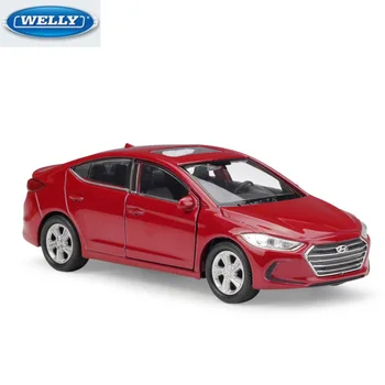 

WELLY Diecasts 1:36 HYUND Elanrta Simulation Alloy SUV Car Model Favorite Decoration Toy Vehicles for Kids Gifts Original Box