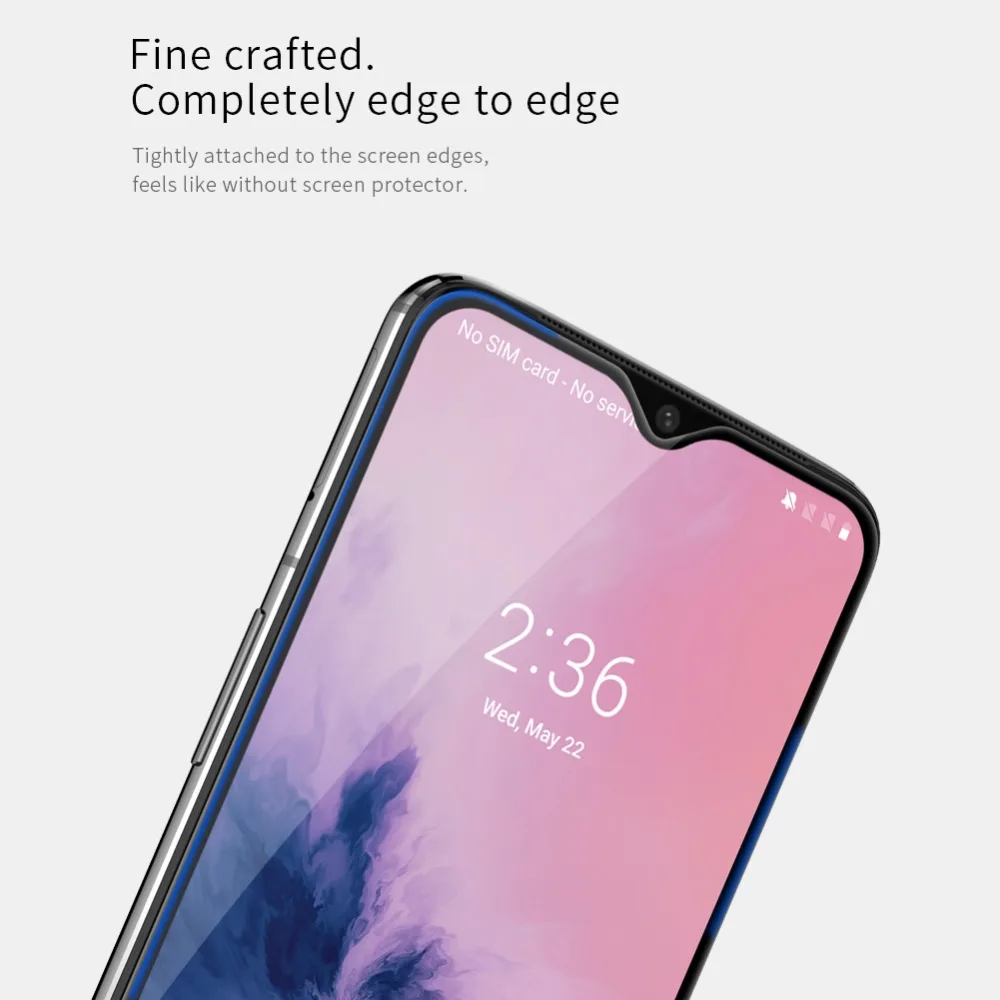 Полное Защитное стекло для Oneplus 7 Nillkin XD CP+ макс. Закаленное стекло Защитная пленка для экрана